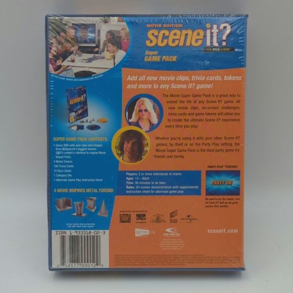 Movie Edition Scene It? The DVD Game Super Game Pack Brand New SEALED Screenlife - Picture 4 of 4